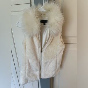 Faux fur vest